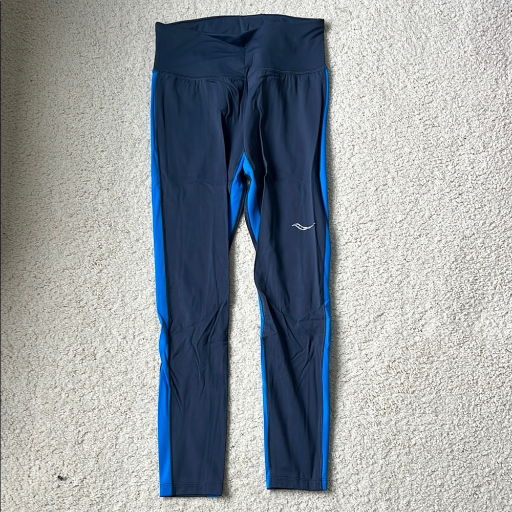 Saucony navy blue leggings
